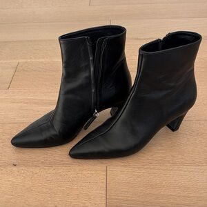 Poppy Barley Black Ankle Booties